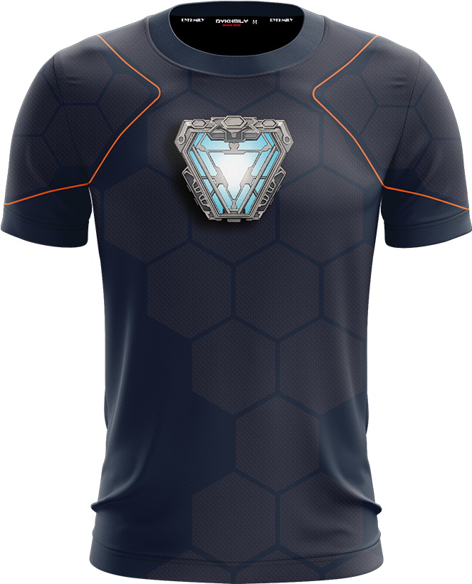 Iron Man Cosplay Unisex 3d T-shirt Fullprinted Unisex - Heretics Camiseta Png Clipart (1024x1024), Png Download