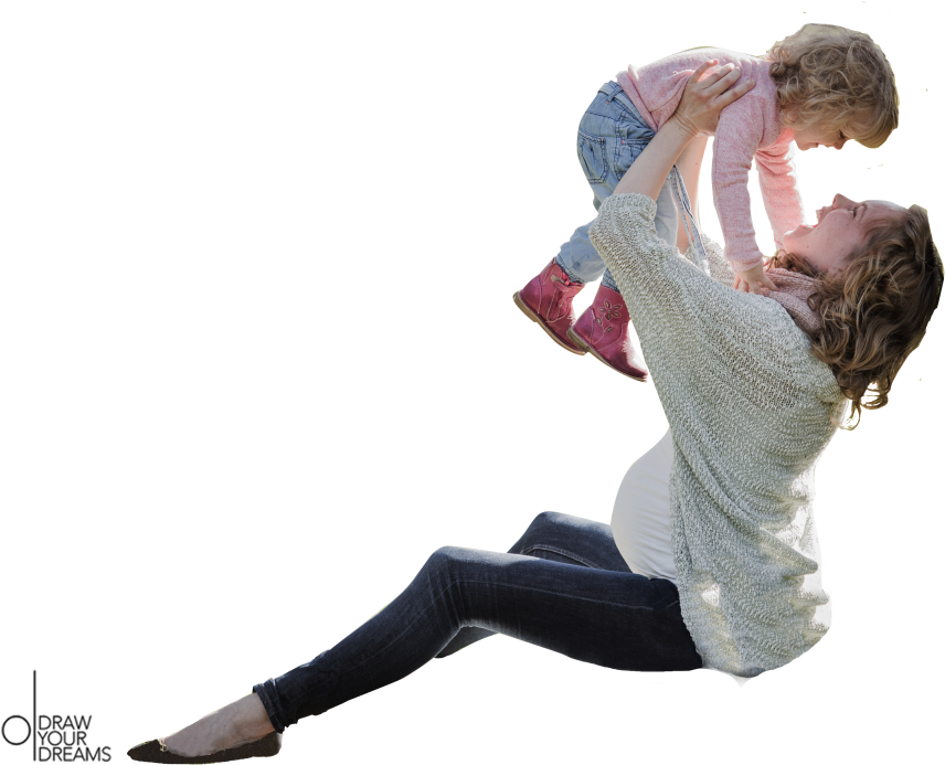 2010 Drawyourdreams - Mother's Day Clipart (924x751), Png Download