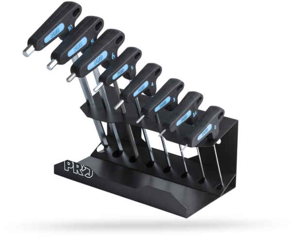 Shimano Pro Bike Gear T Handle Workshop 9 Piece Hex - T Handle Allen Wrench Set Clipart (640x640), Png Download