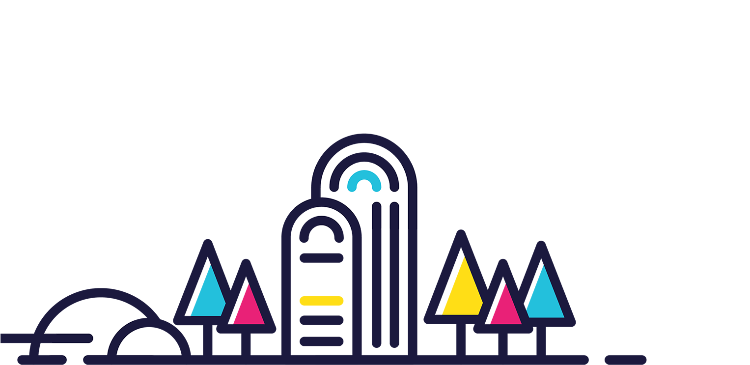 City4-color - Triangle Clipart (1600x879), Png Download