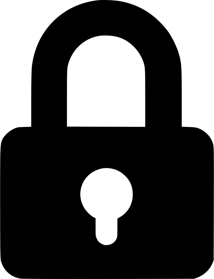 Lock Key Private Safe Password Secure Comments - Cryptography Icon Clipart (752x980), Png Download