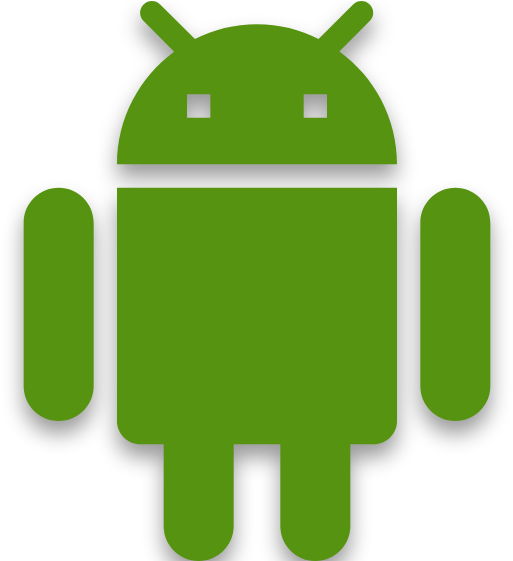 Notice How The Shadow Is Cropped At The Bottom That's - Android Logo Material Design Clipart (560x560), Png Download