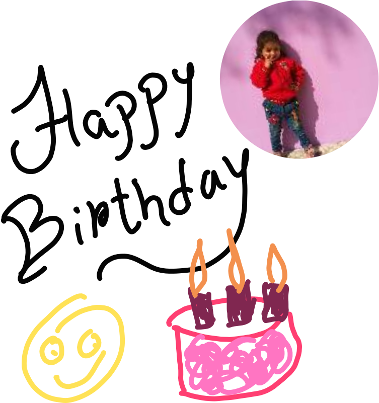 Happy Birthday Cute Little - Birthday Party Clipart (800x800), Png Download