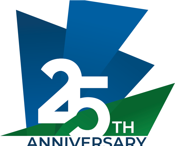 25th Anniversary Signet Web - Graphic Design Clipart (690x509), Png Download