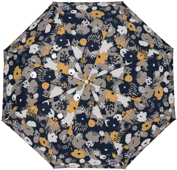 Blume Folding Umbrella - Umbrella Clipart (900x670), Png Download