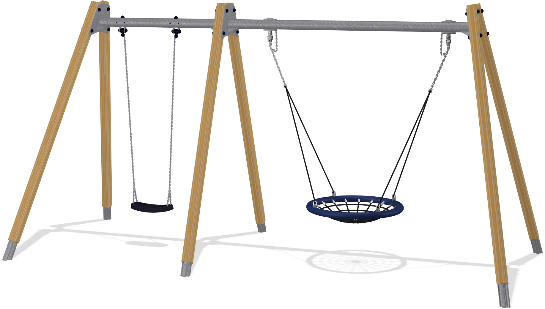 Swing, Bird, Bird Nest, Angle, Outdoor Play Equipment - Ksw90045 0909 Clipart (1834x1040), Png Download