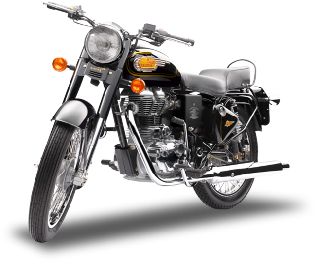 View All Bikes - Royal Enfield Red And Black Clipart (671x539), Png Download
