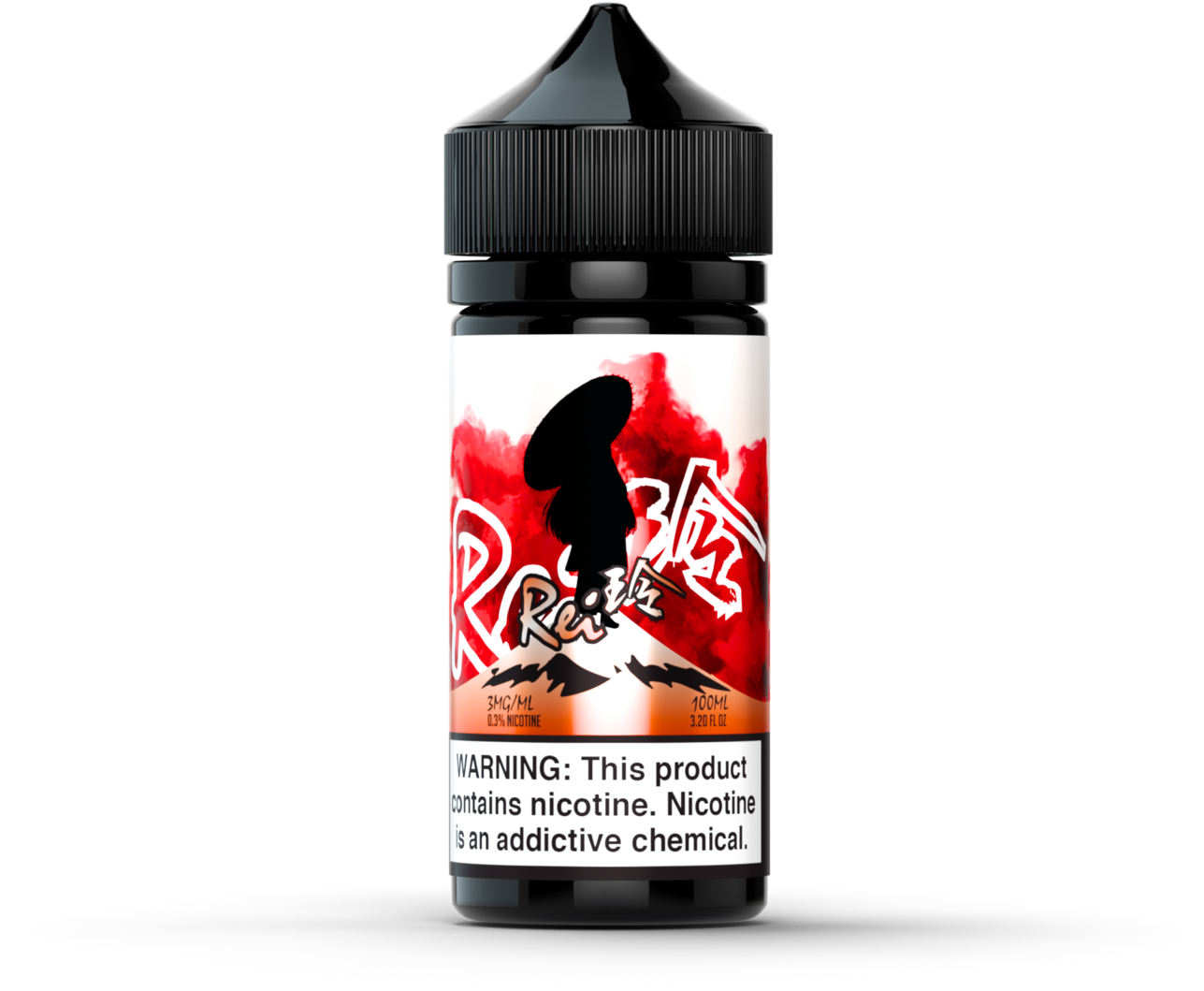 Rei By Sugoi Vapor 100ml - Bottle Clipart (1287x1059), Png Download