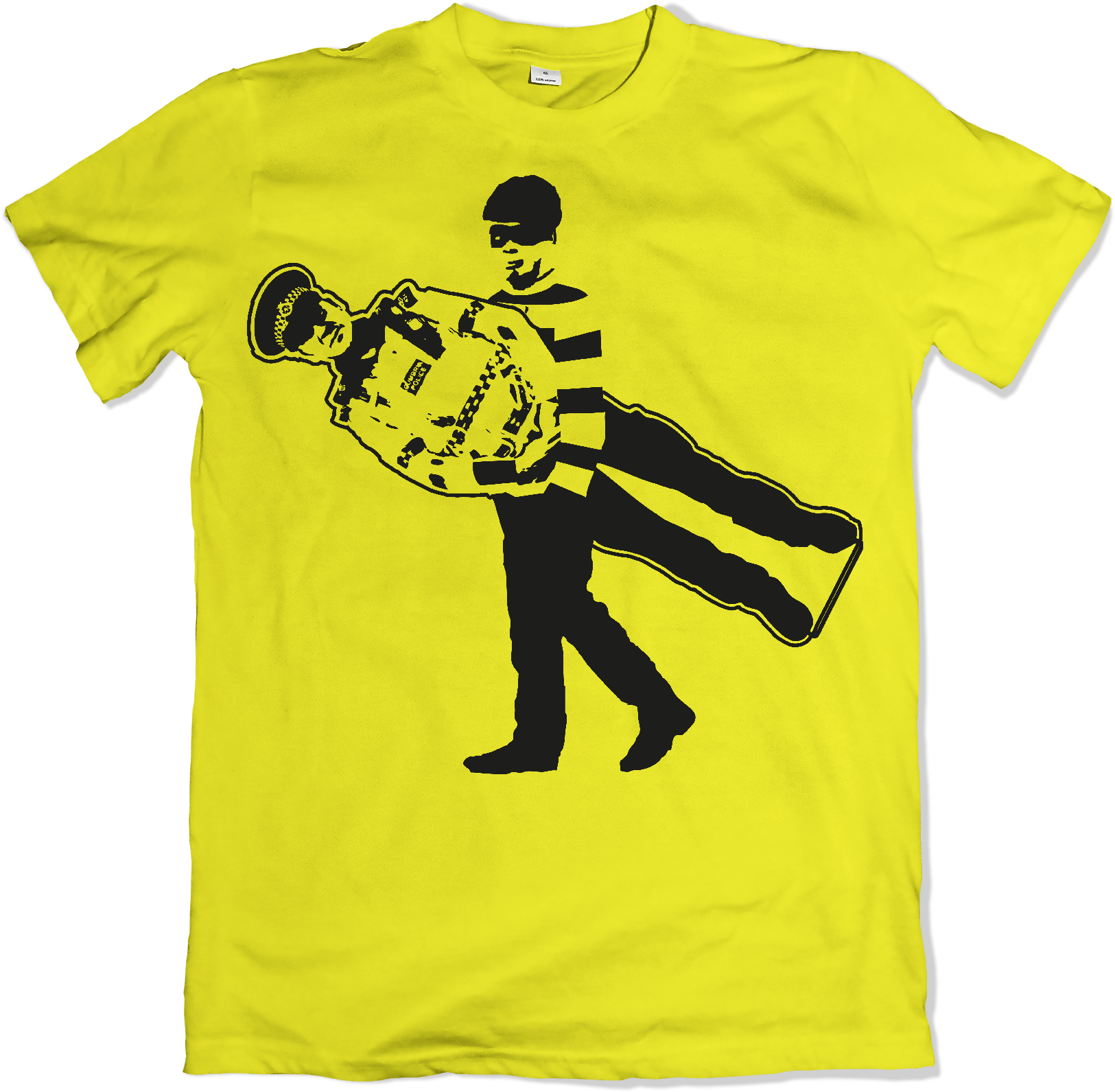 Cardboard Cop T Shirt Design - T Shirt Design Clipart (2000x2017), Png Download