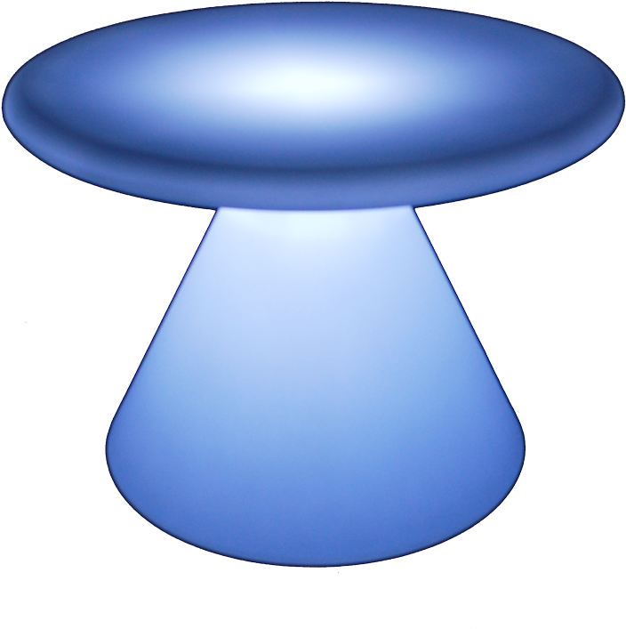 Led Tea Table - Png Table Blue Clipart (800x800), Png Download