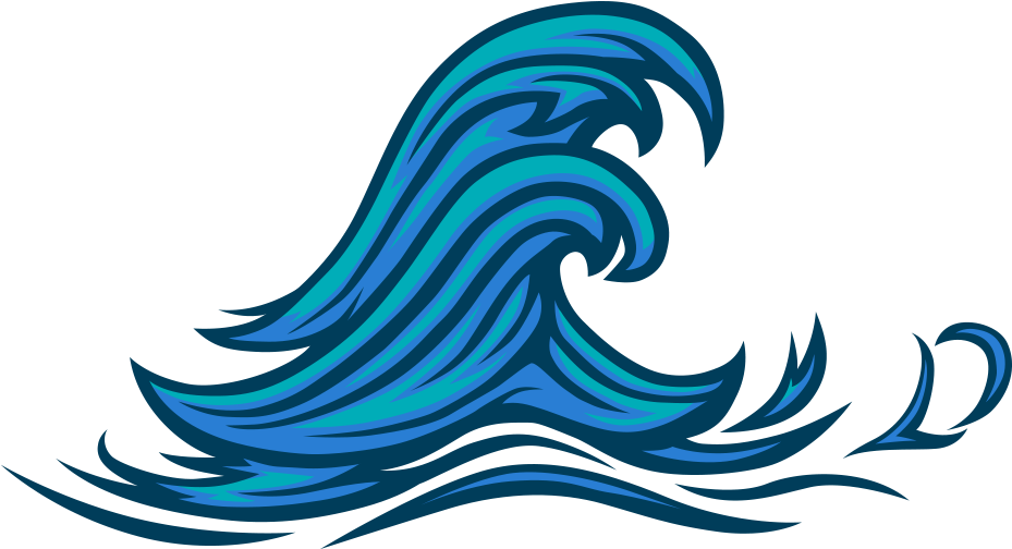 Wave Graphic - Illustration Clipart (1000x650), Png Download