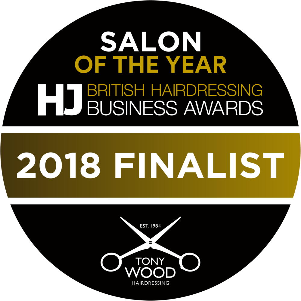 Salon Of The Year Finalist Tony Wood Hairdressers Journal - Circle Clipart (1000x1000), Png Download