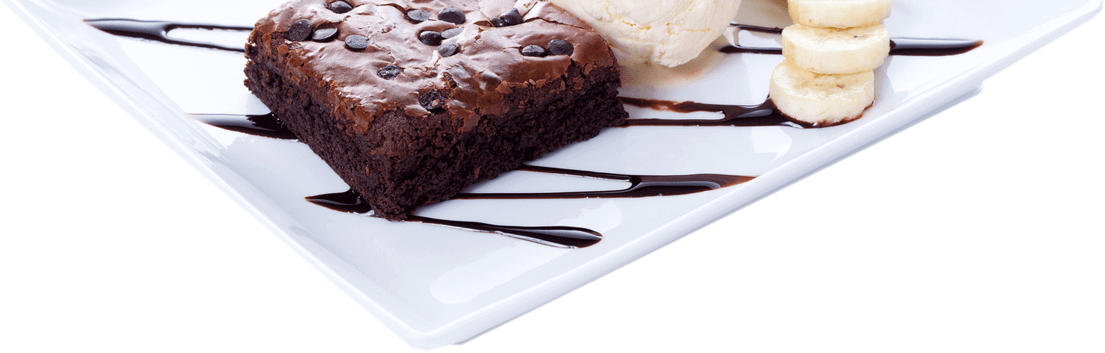 Indian Wedding Menu - Banana Brownie Ice Cream Clipart (1105x353), Png Download