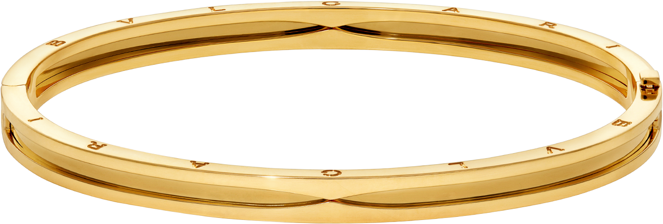 Zero1 18 Kt Yellow Gold Bangle Bracelet Br858726 Image - Bangle Clipart (1800x1405), Png Download