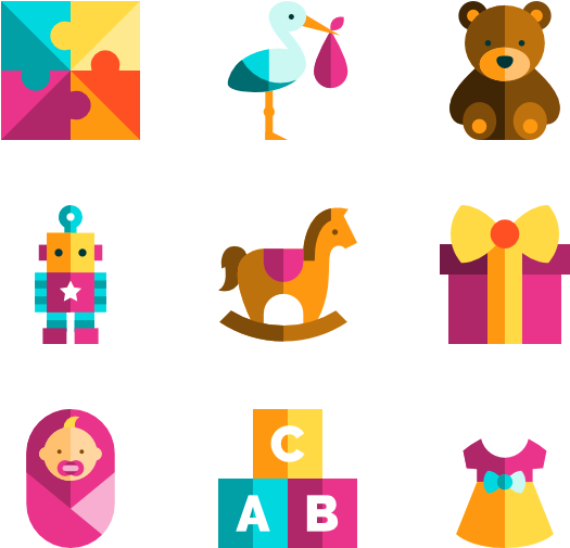 Baby - Baby Shower Iconos Clipart (600x564), Png Download