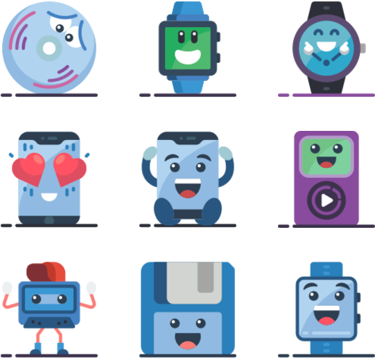 Cute Tech Clipart (600x564), Png Download