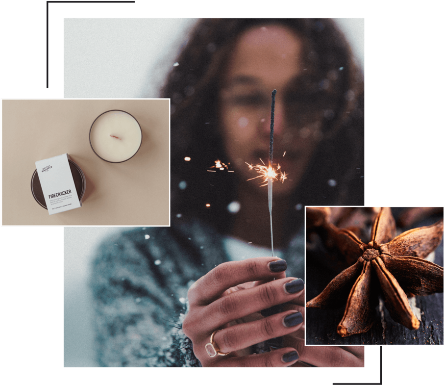 Lookbook Montage Firecracker - Woman Clipart (908x785), Png Download