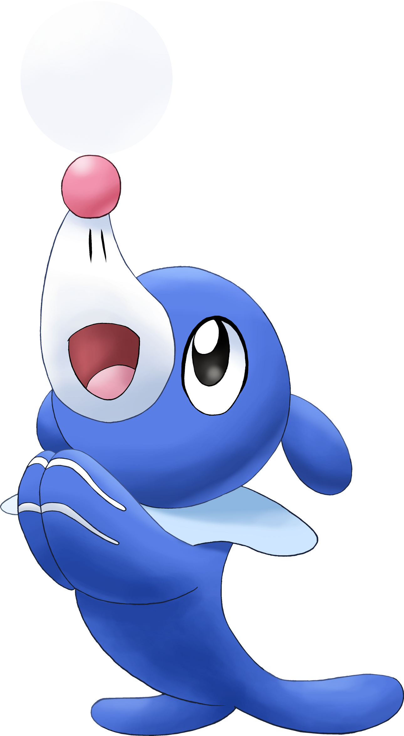 アシマリ Ashimari Popplio Pokemon Sun, Cute Pokemon, Animated Clipart (1290x2350), Png Download