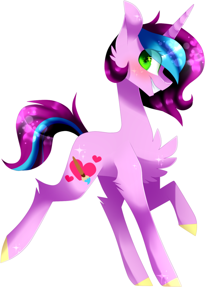 Artist Huirou Chest Fluff Female Mare - Cartoon Clipart (861x1024), Png Download