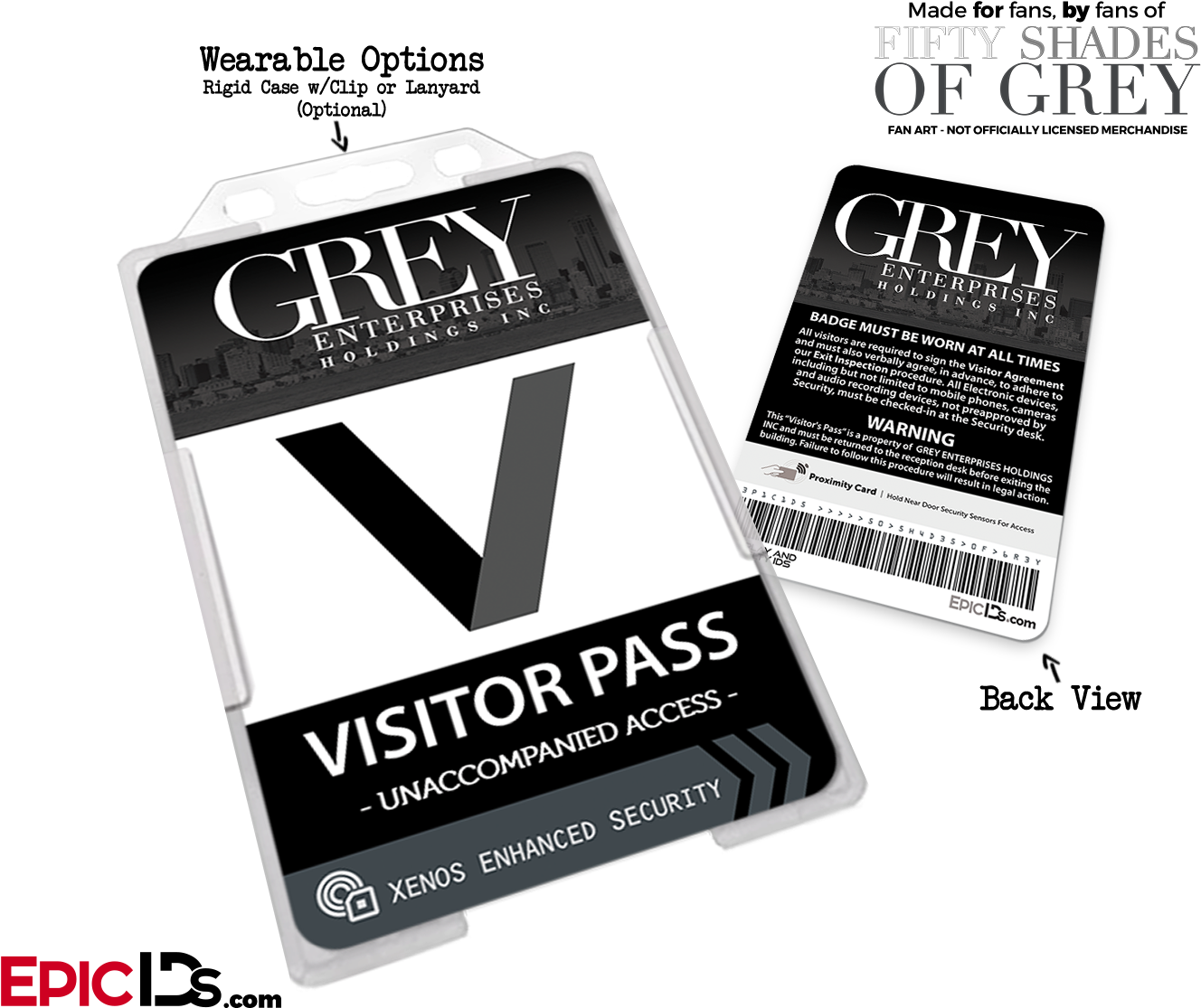 Enterprises Of Cosplay Visitor Pass Epic Ids - Mobile Phone Battery Clipart (1417x1181), Png Download