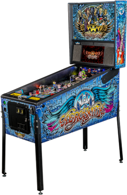 Aerosmith Pro Pinball Machine - Aerosmith Pinball Machine Clipart (470x700), Png Download
