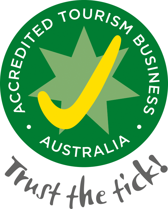 Accreditation Trust The Tick Logo - Accredited Tourism Business Australia Clipart (589x736), Png Download