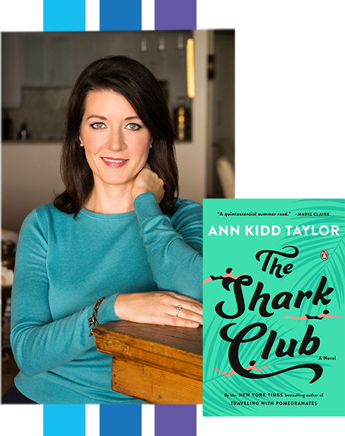 And, Lucky Readers, Author Ann Kidd Taylor Will Be - The Shark Club Clipart (497x628), Png Download