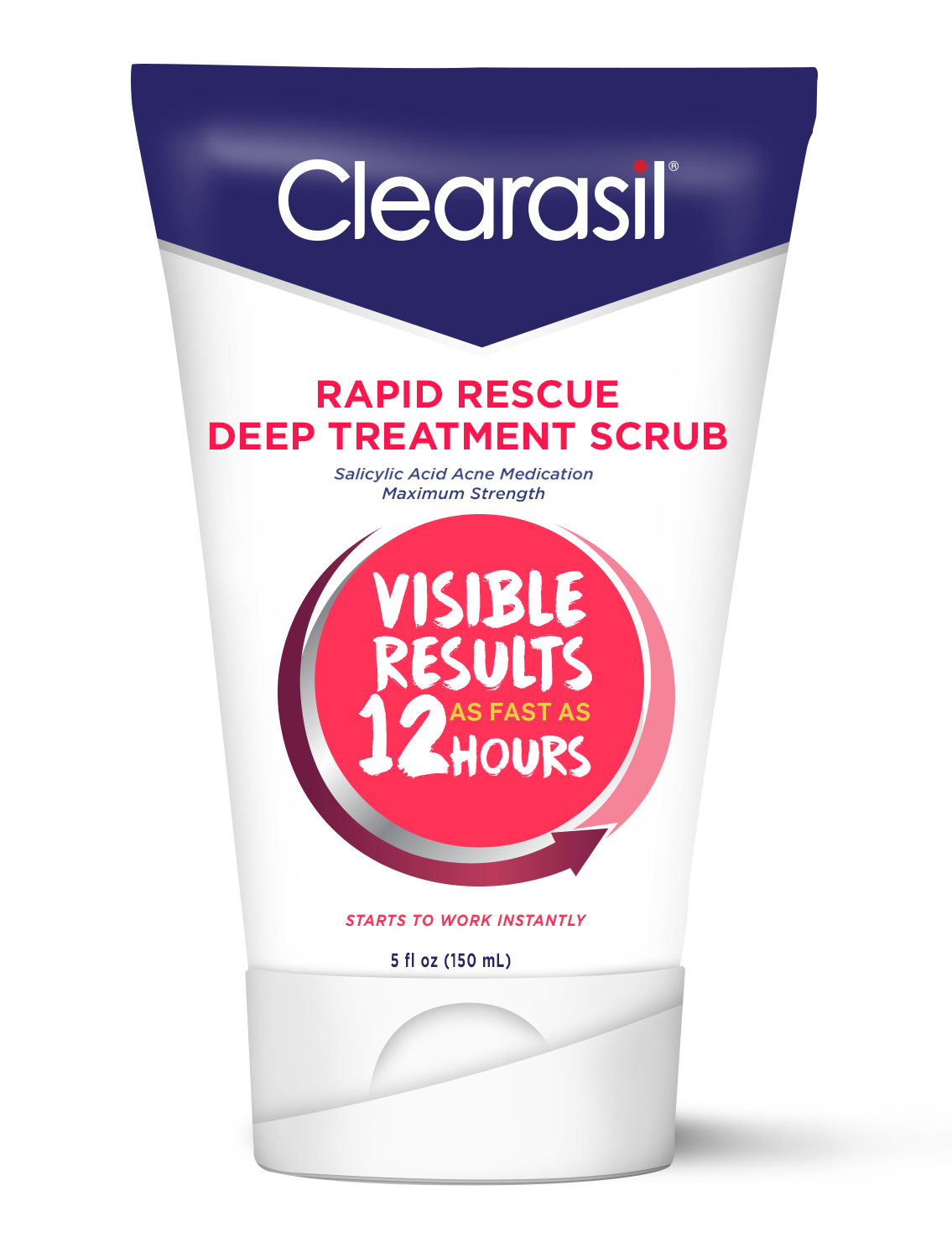 Clearasil Rapid Rescue Deep Treatment Wash Clipart (1135x1500), Png Download