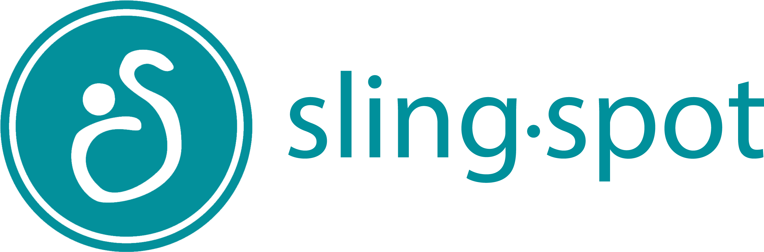 Sling Spot Logo - Baby Sling Clipart (2571x857), Png Download