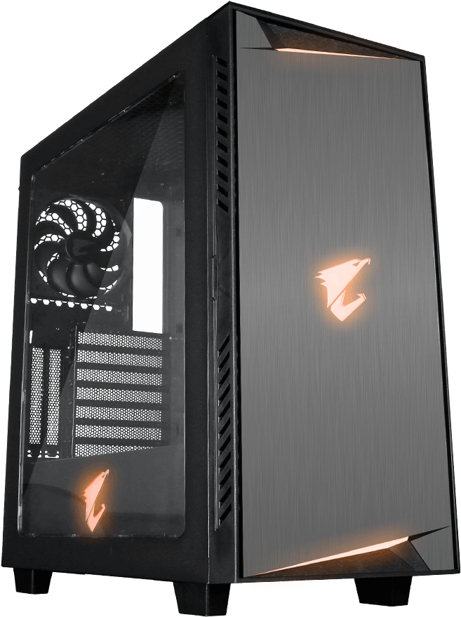 Ac300w Atx Mid Tower Pc Case Clipart (1000x1000), Png Download
