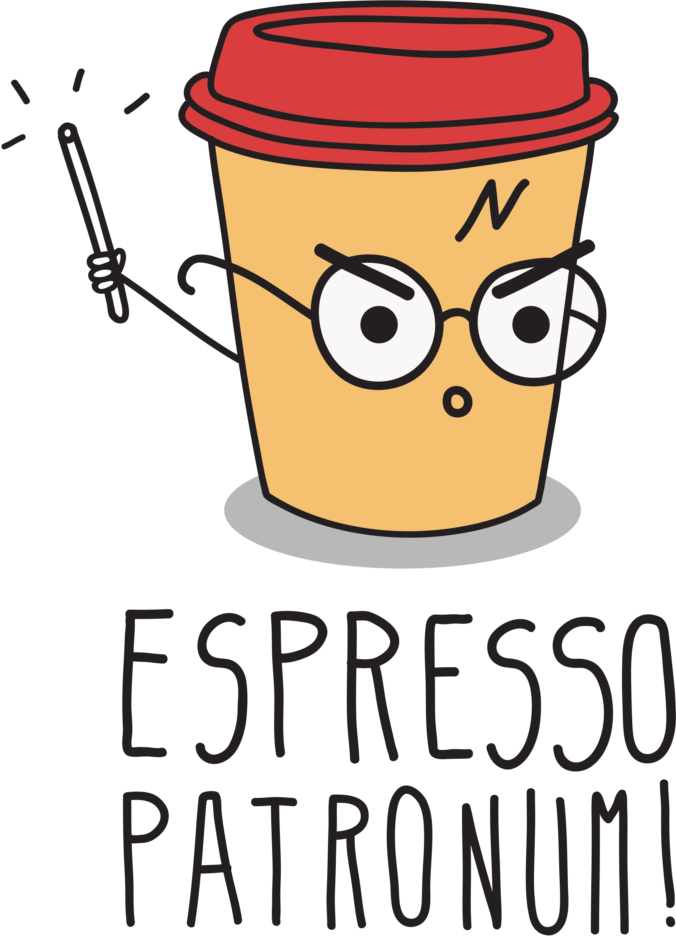 Espresso Patronum Harry Potter Fondo, Harry Potter - Harry Potter Espresso Patronum Clipart (2290x3169), Png Download