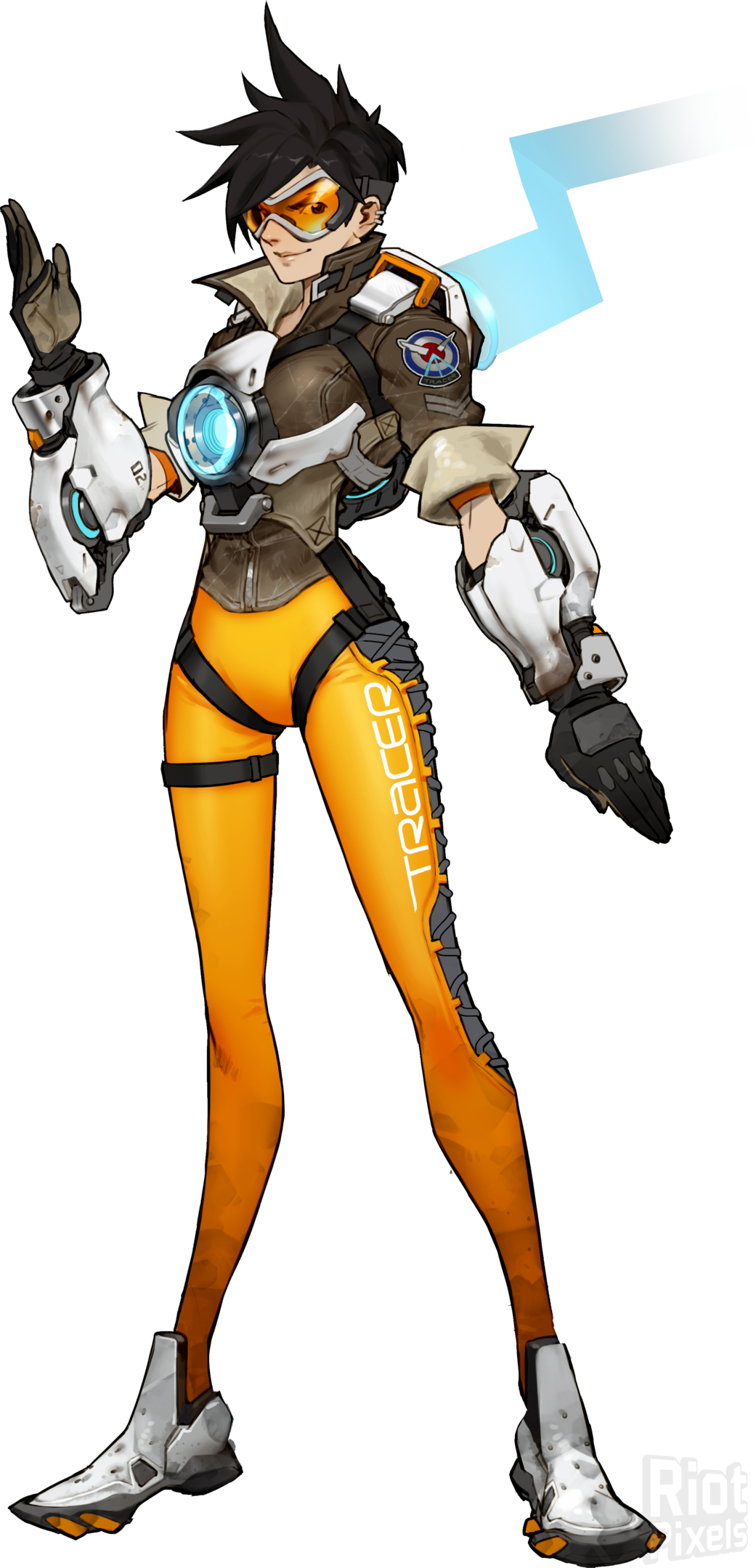 Overwatch - Tracer From Overwatch Clipart (1041x2160), Png Download