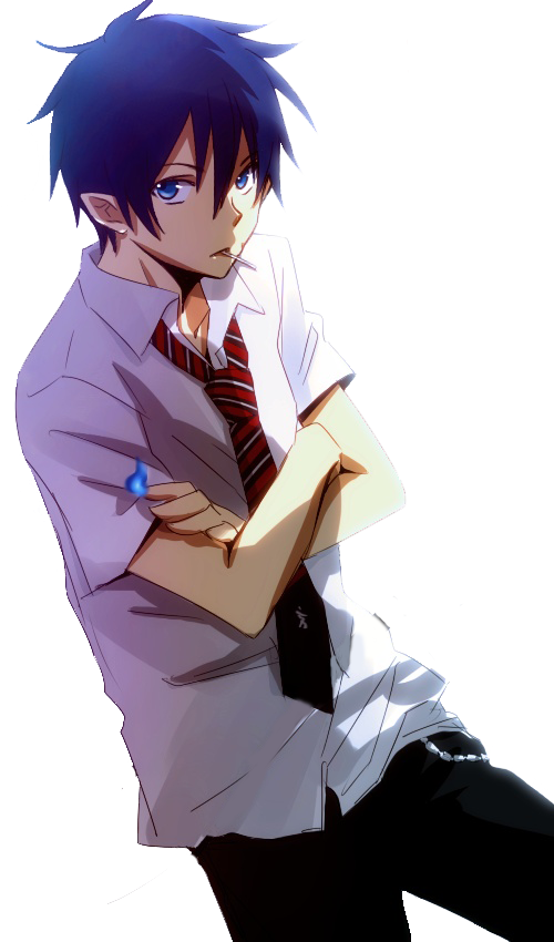 User Posted Image - Anime Blue Exorcist Rin Clipart (500x850), Png Download