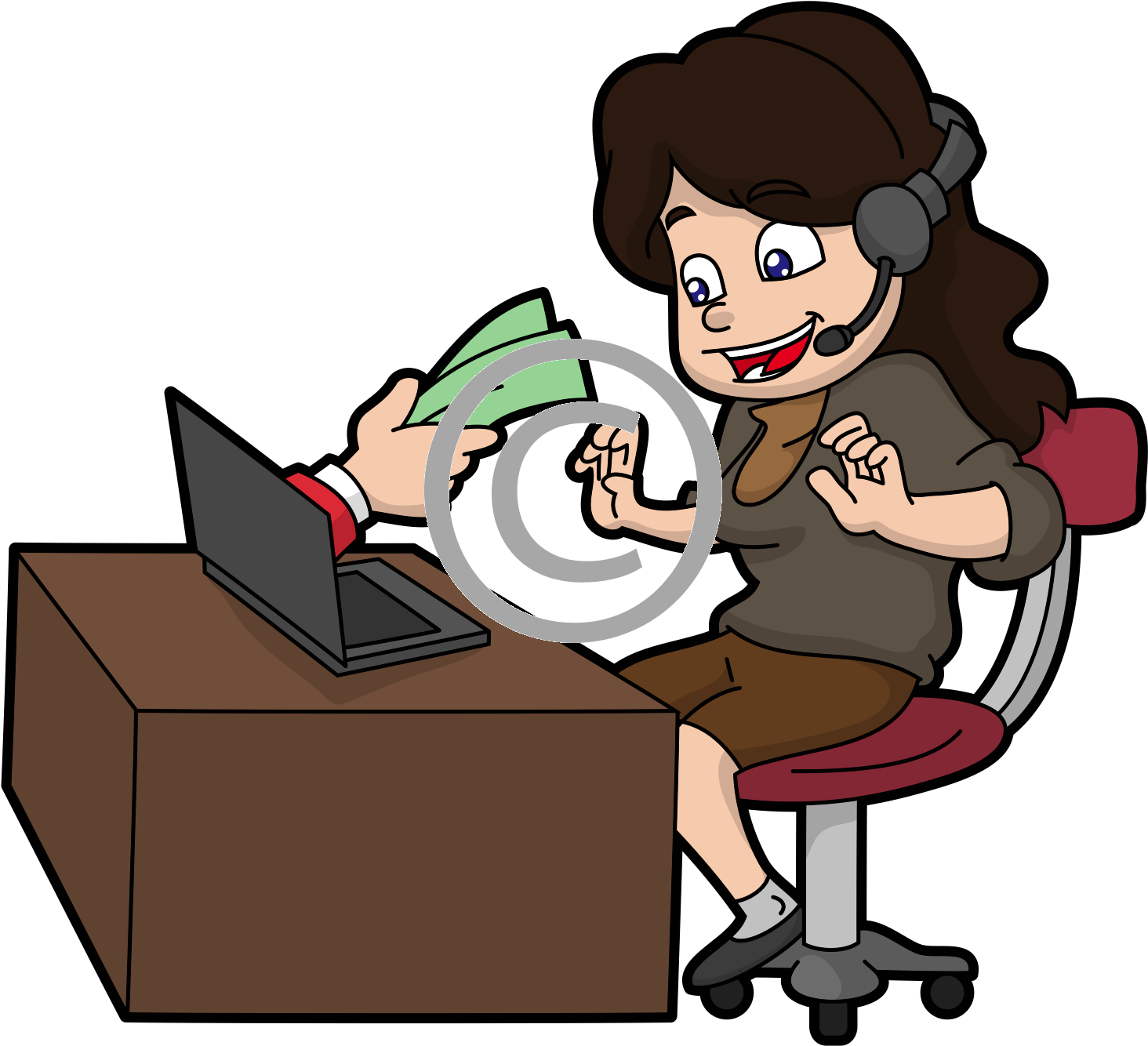 Make Money Online, How To Make Money, Earn Money Online, - Cartoon Clipart (1675x1482), Png Download