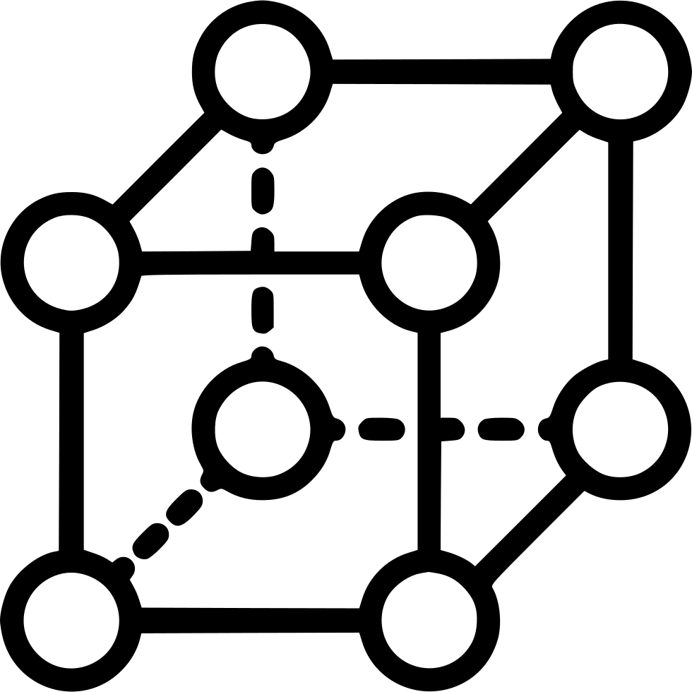 Molecular Lattice Physics Molecules Science Png Icon - Algorithm Icon Clipart (980x980), Png Download