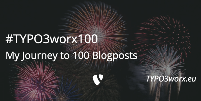 My Journey To 100 Blogposts About Typo3 - Fireworks Clipart (795x500), Png Download
