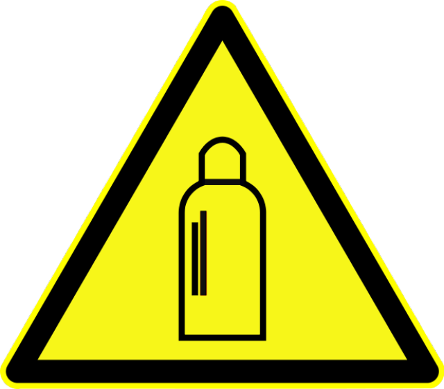 Science Laboratory Safety Signs - Warning Symbols Clipart (640x561), Png Download