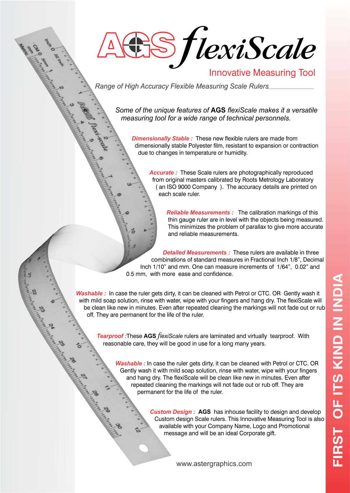 A1661-ags Flexiscale - - Flyer Clipart (1150x1604), Png Download