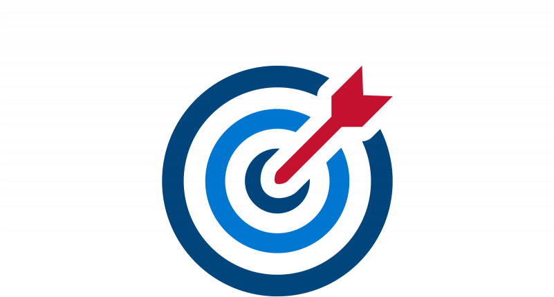 Goals And Business Planning Icon - Emblem Clipart (801x429), Png Download