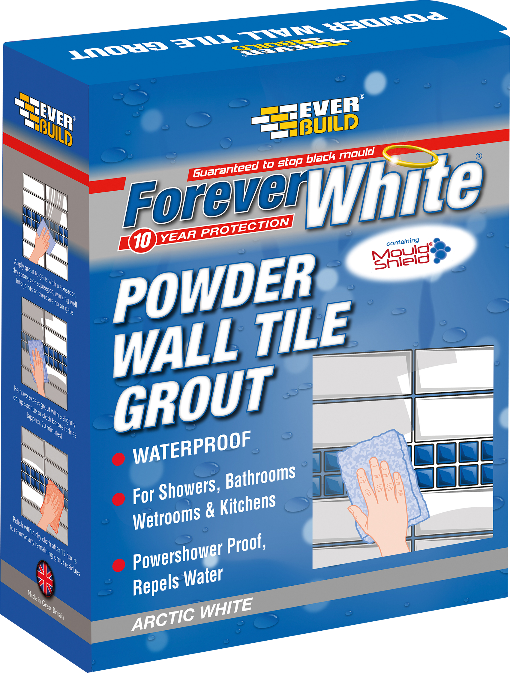 Forever White Powder Wall Tile Grout Is A Cement Based - General Supply Clipart (1700x2242), Png Download