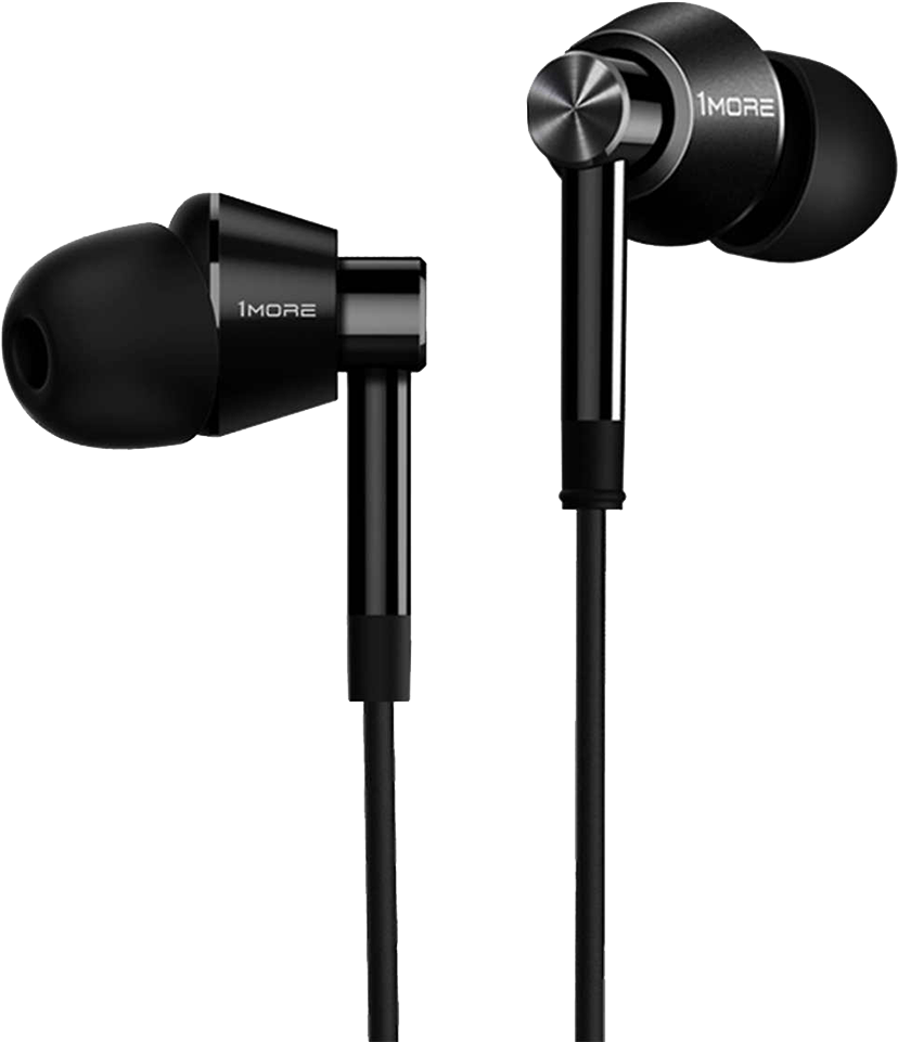 Vector Library Library More Dual Driver Earphones Com - 1more Dual Driver In Ear Headphones Clipart (1024x1024), Png Download