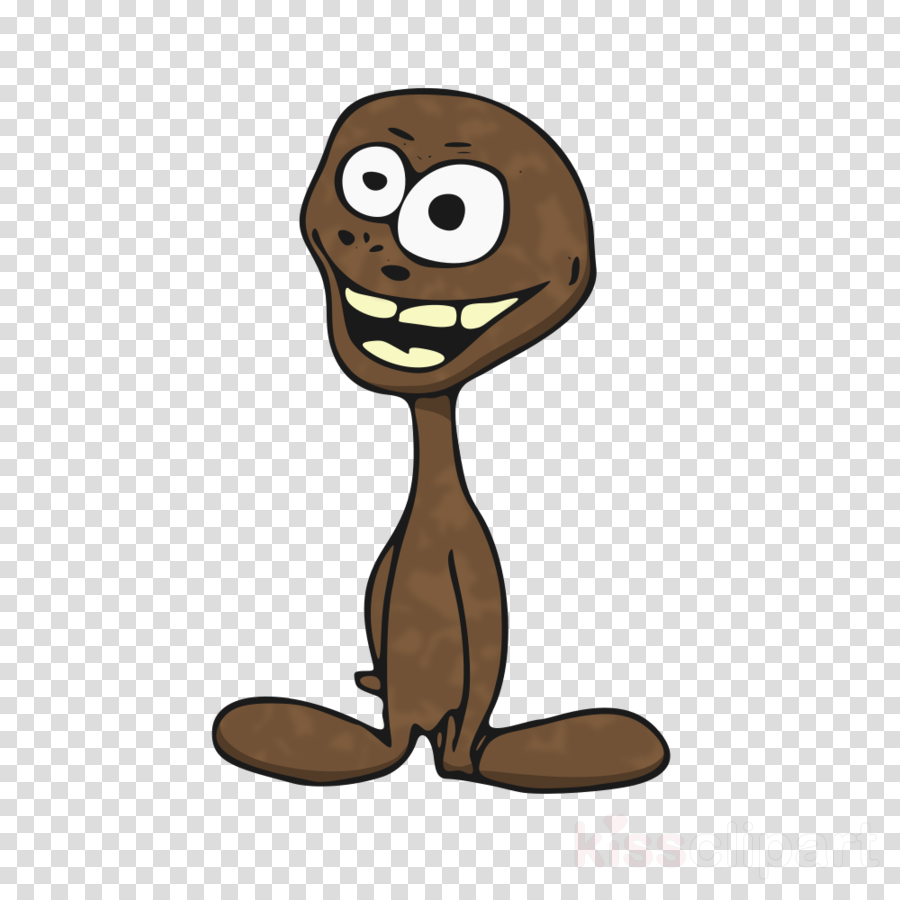 Brown Alien Clipart Clip Art - Vinyl Transparent Background - Png Download (900x900), Png Download