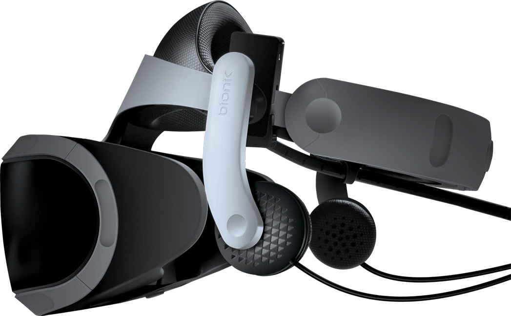 Bionik Unveils Mantis Vr Headphones For Playstation - Psvr Headphones Clipart (1047x648), Png Download