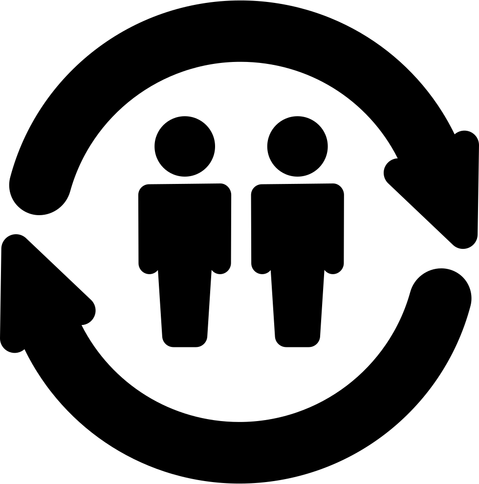 Refresh Button With Users Inside Comments - Creative Commons Nc Clipart (980x992), Png Download