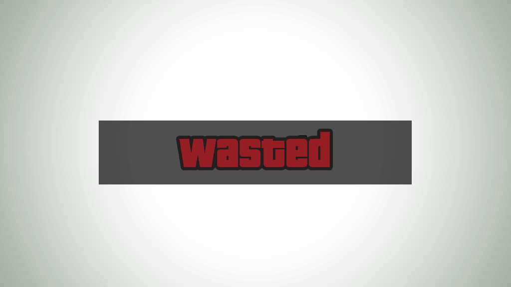 Картинка wasted для монтажа