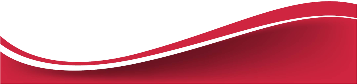 Bottom Half Red Wave - Red Wave Png Clipart (1240x570), Png Download