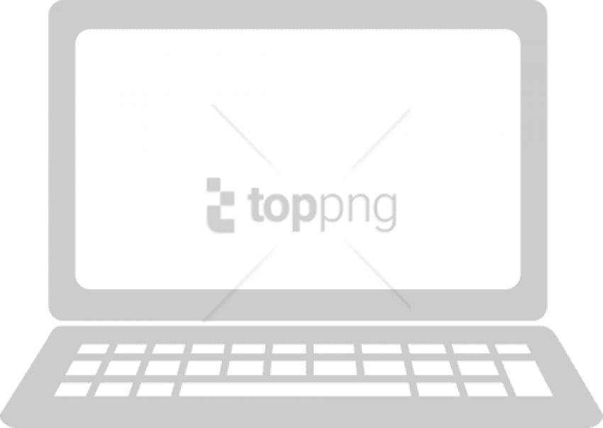 Free Png Laptop Silhouette Png Png Image With Transparent - Computer Clipart (850x604), Png Download