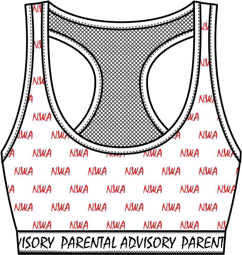 Nwa At Sportsbra , Png Download - Seca Pimenteira Clipart (812x854), Png Download