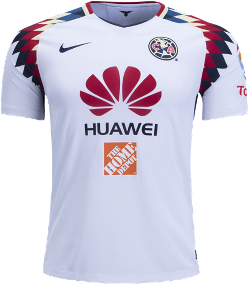 Club America - Club America Away Jersey 2018 Clipart (1000x1000), Png Download