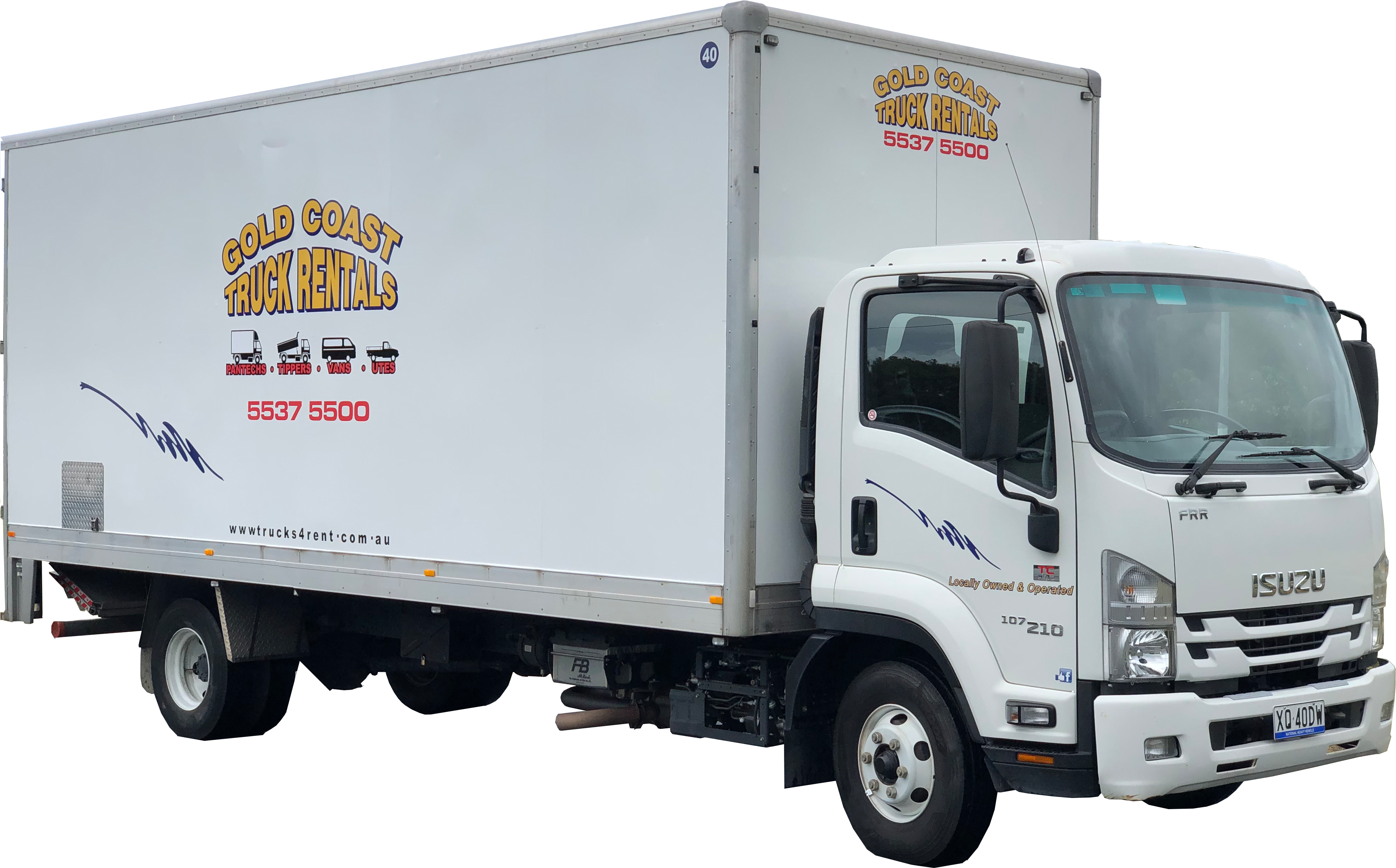 Isuzu Frr Atm Auto - Trailer Truck Clipart (3936x2417), Png Download